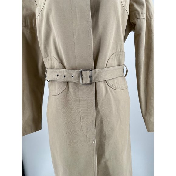New See By Chloe Ladies Khaki Military Jacket Size 10 - Picture 11 of 12